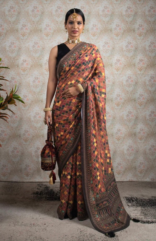 Georgette saree