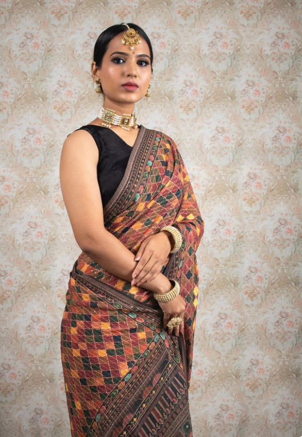 Georgette saree