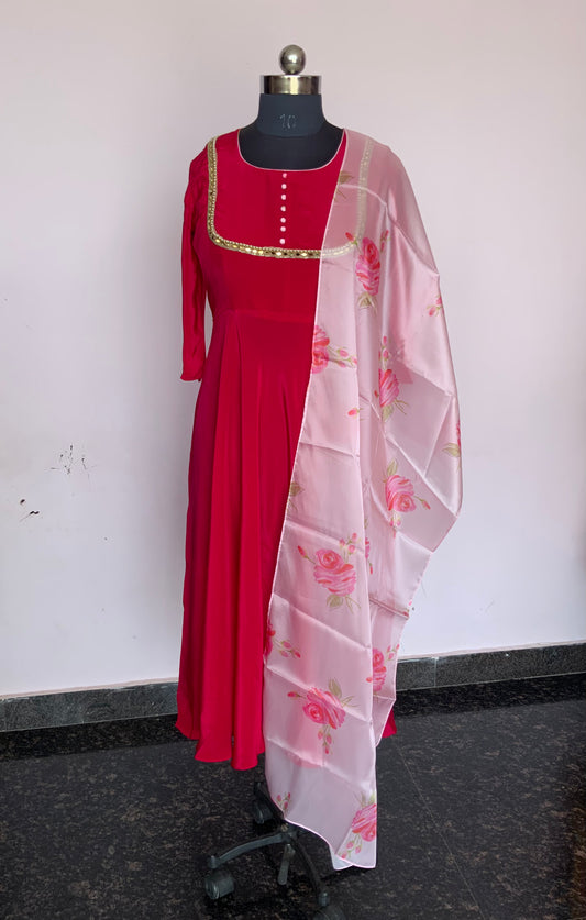 Maxi with dupatta